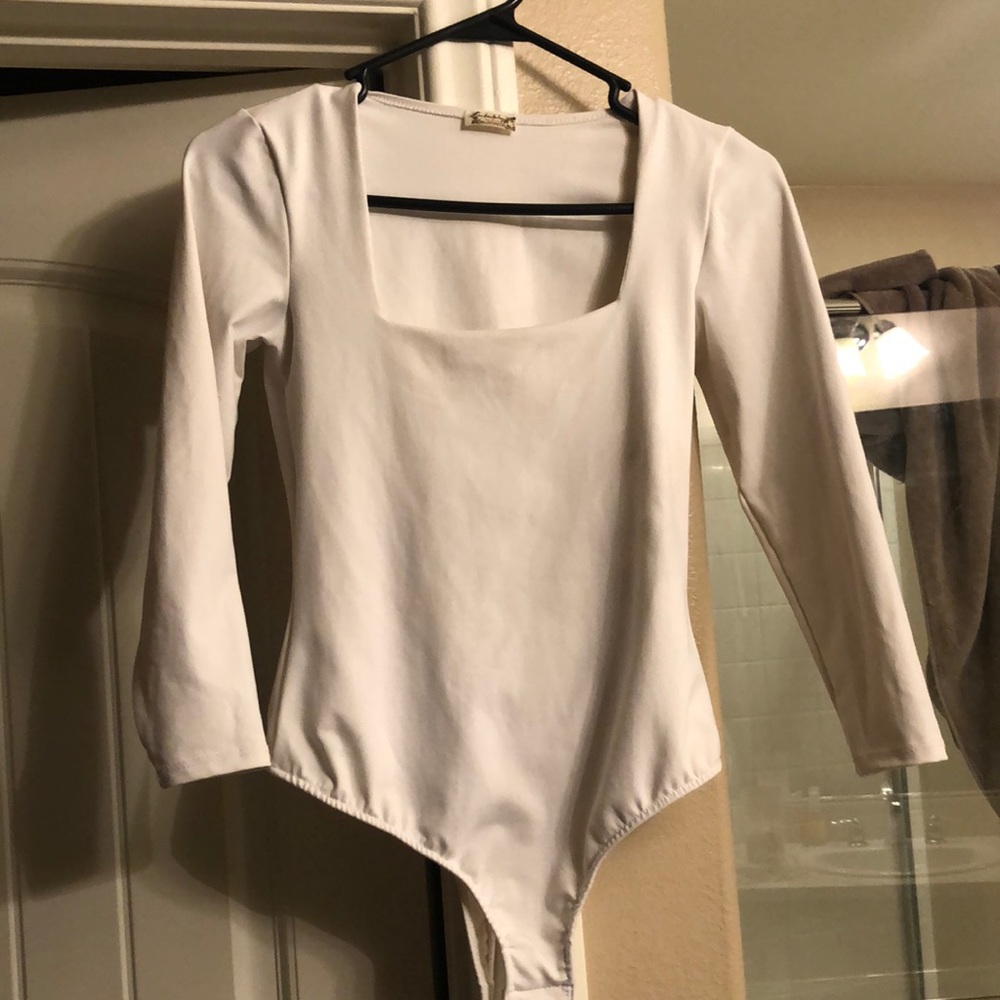 XS Free People Square Neck Bodysuit